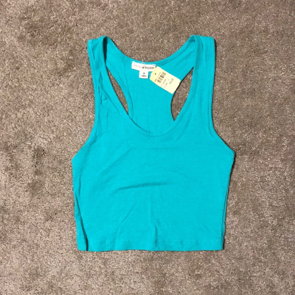 NWT Teal Crop Top